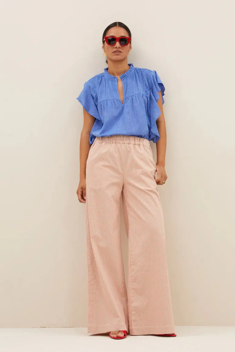 Danee Athia Blouse - Sapphire Blue