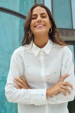 Dianne Shirt - Ice Airy Hearts