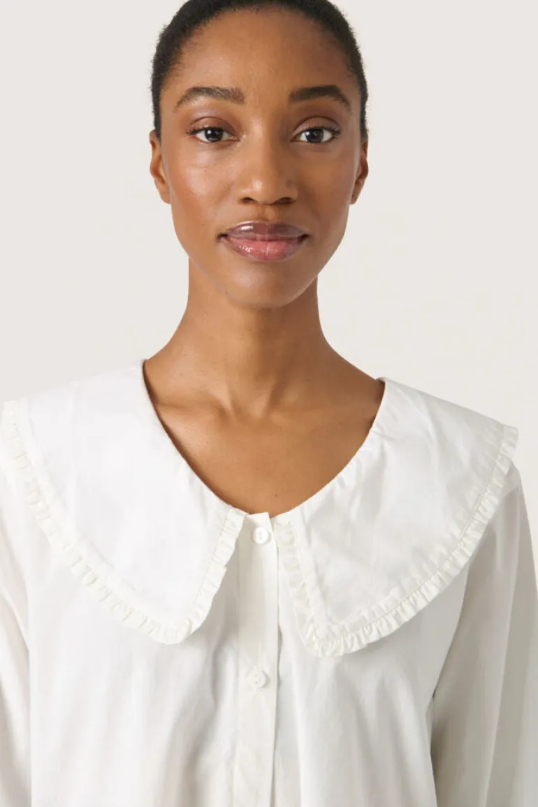 Divia Shirt LS - Whisper White