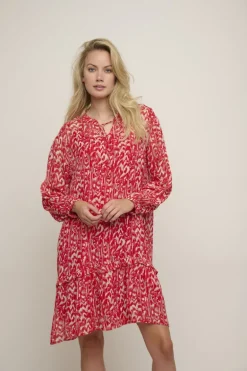 Dono Short Dress With Ruffles - Salsa Glam
