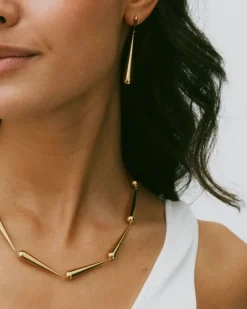 Drops Earrings L Gold