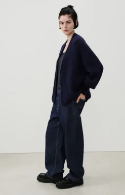 East Cardi - Navy Chine