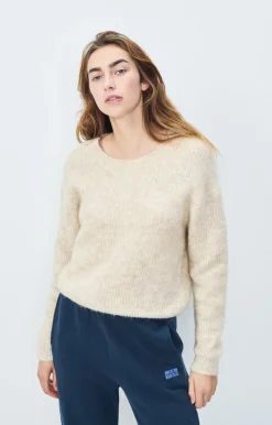 East Round Neck Knit - Poudreuse