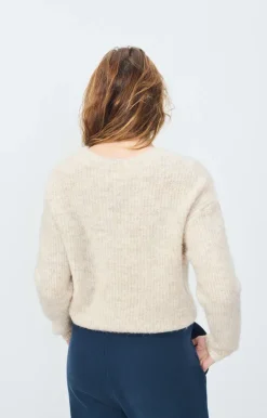 East Round Neck Knit - Poudreuse