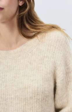 East Round Neck Knit - Poudreuse