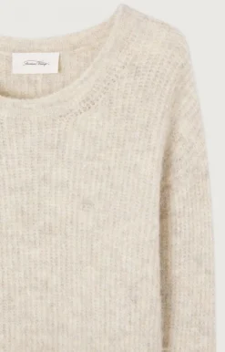 East Round Neck Knit - Poudreuse