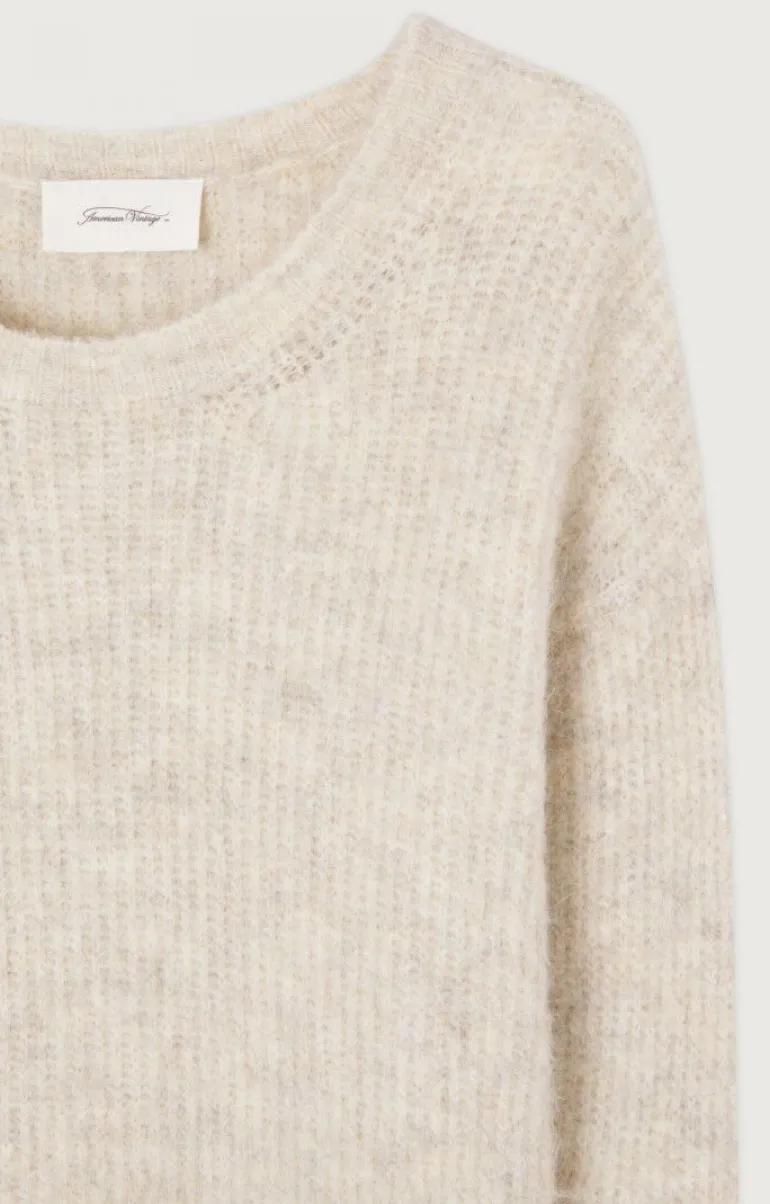 East Round Neck Knit - Poudreuse