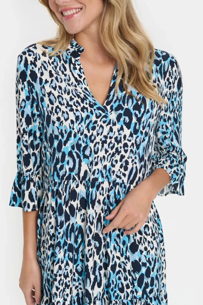Eda Dress - Baby's Breath Blue Animal