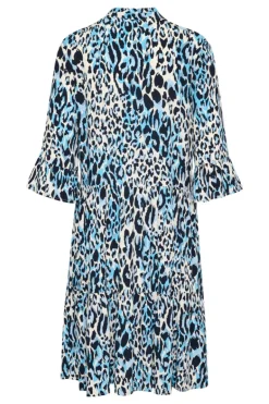 Eda Dress - Baby's Breath Blue Animal
