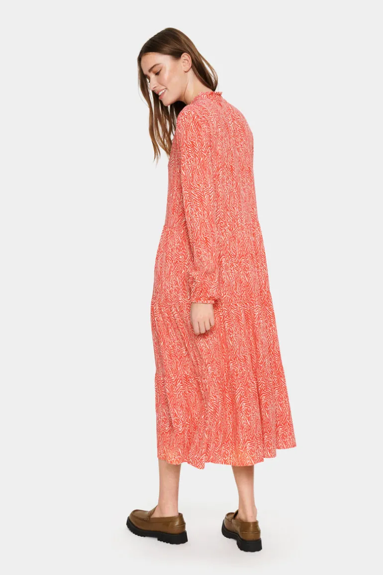 Eda Maxi Dress - Hibiscus Zig Zebra