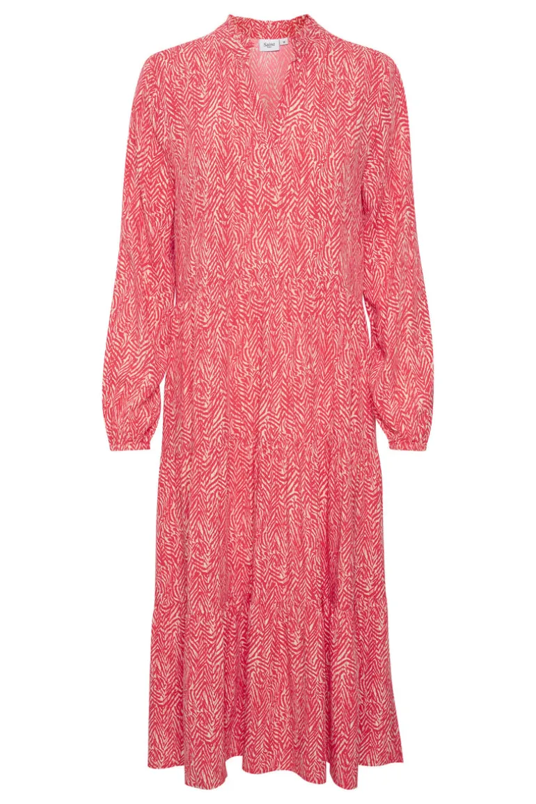 Eda Maxi Dress - Hibiscus Zig Zebra