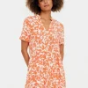Eda SS Dress - Tigerlily Porcelain Blooms