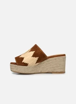 Eleo Raffia Mule - Cuero