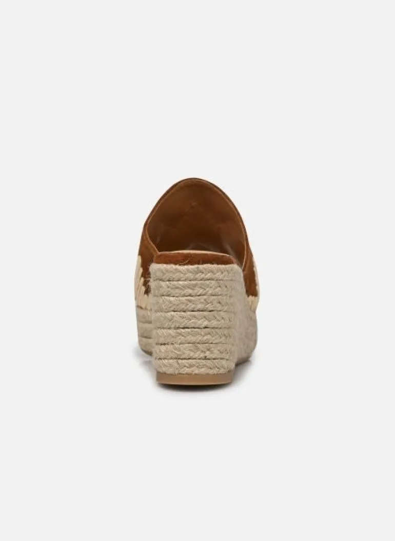 Eleo Raffia Mule - Cuero