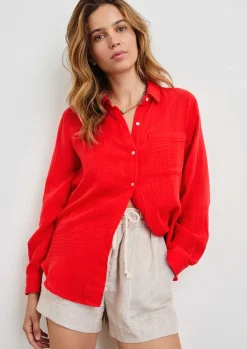 Ellis Shirt - Cherry