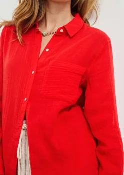 Ellis Shirt - Cherry