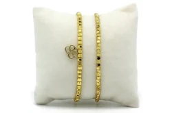 Flicker Major 2 Layer Bracelet Set - Gold
