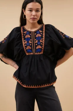 Gabie Blouse - Jet Black