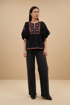 Gabie Blouse - Jet Black