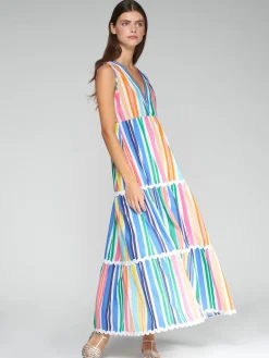 Gadea Dress - Coloured Stripe