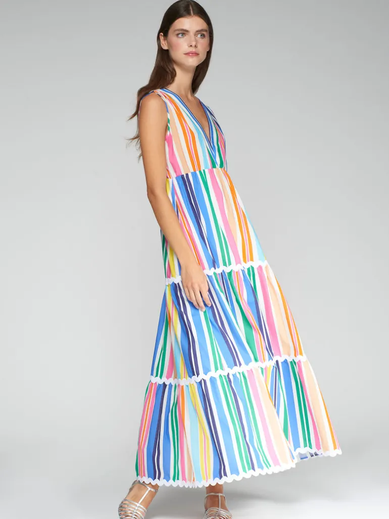 Gadea Dress - Coloured Stripe