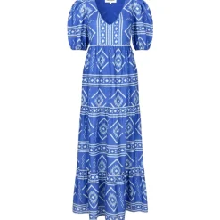 Gambo Maxi Dress SS - Blue
