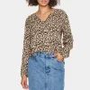 Gazel Blouse - Black Reg Leo