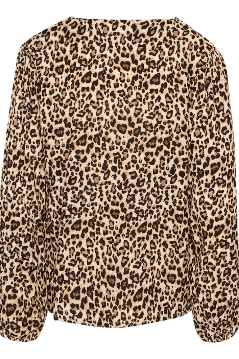 Gazel Blouse - Black Reg Leo