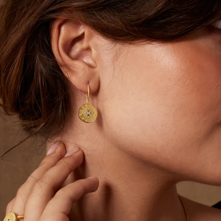 Gemma Earrings Blue