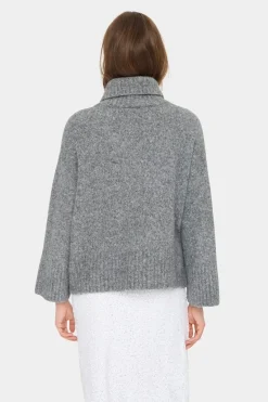 Gilda Pullover - Mist Grey Melange