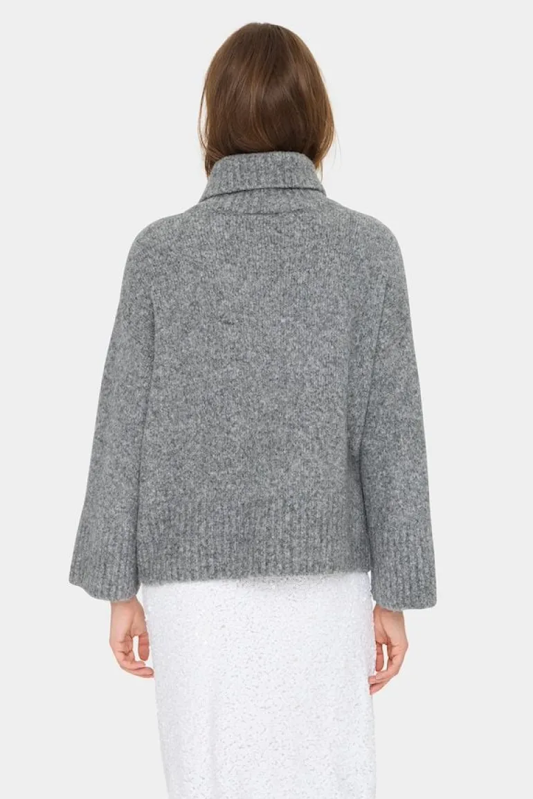 Gilda Pullover - Mist Grey Melange