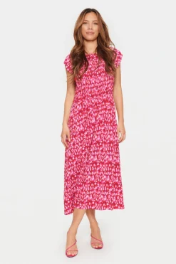 Gisla Maxi Dress - Bonbon Paint Leo