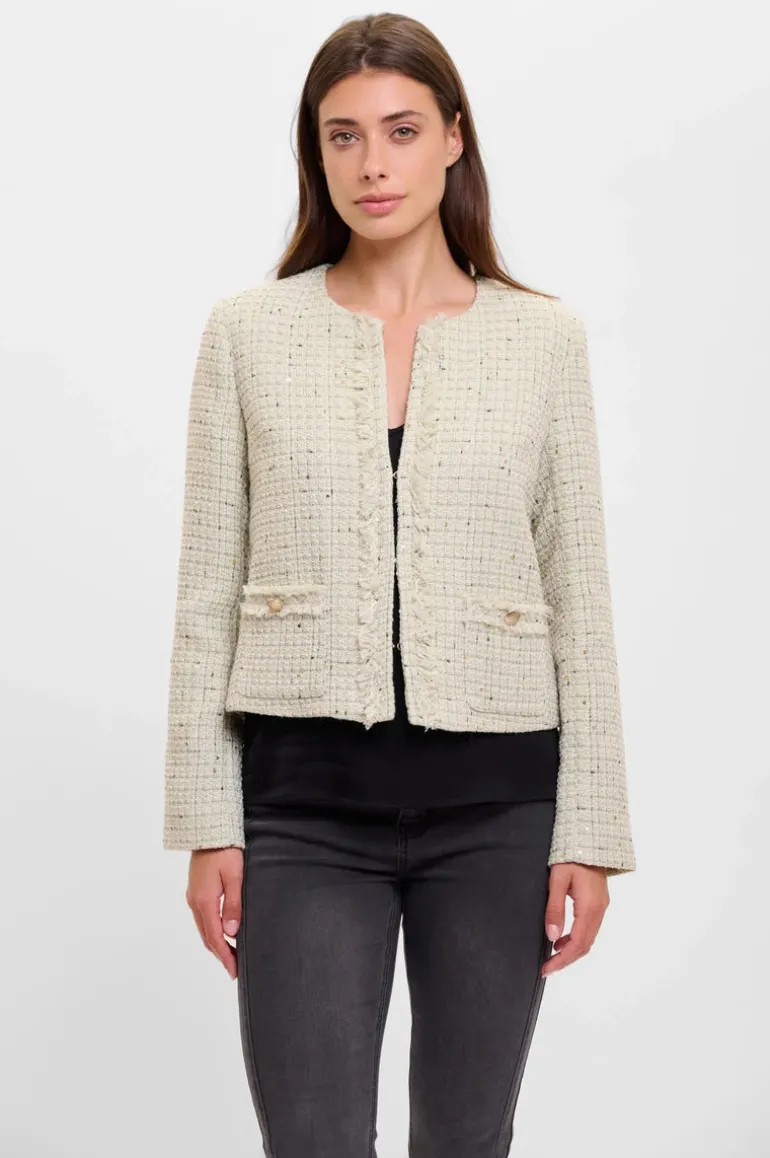 Hadassa Tweed Jacket - Birch