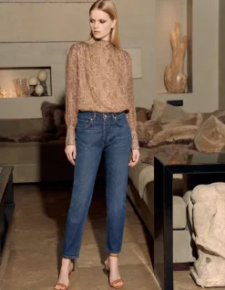 Harlem Mom Jeans - Denim B136
