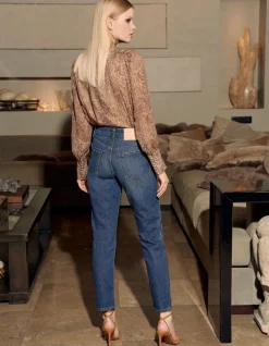 Harlem Mom Jeans - Denim B136