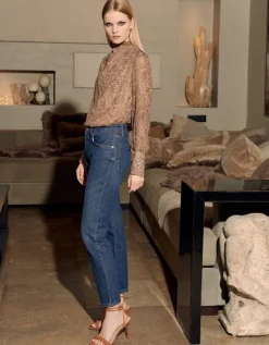 Harlem Mom Jeans - Denim B136