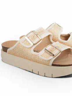 Hawaii Rafia Sandal - Natural