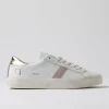 Hill Low Calf - White/Platinum/Pink