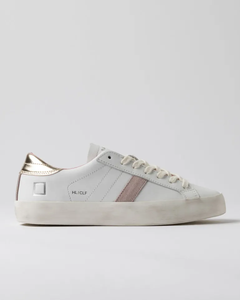 Hill Low Calf - White/Platinum/Pink
