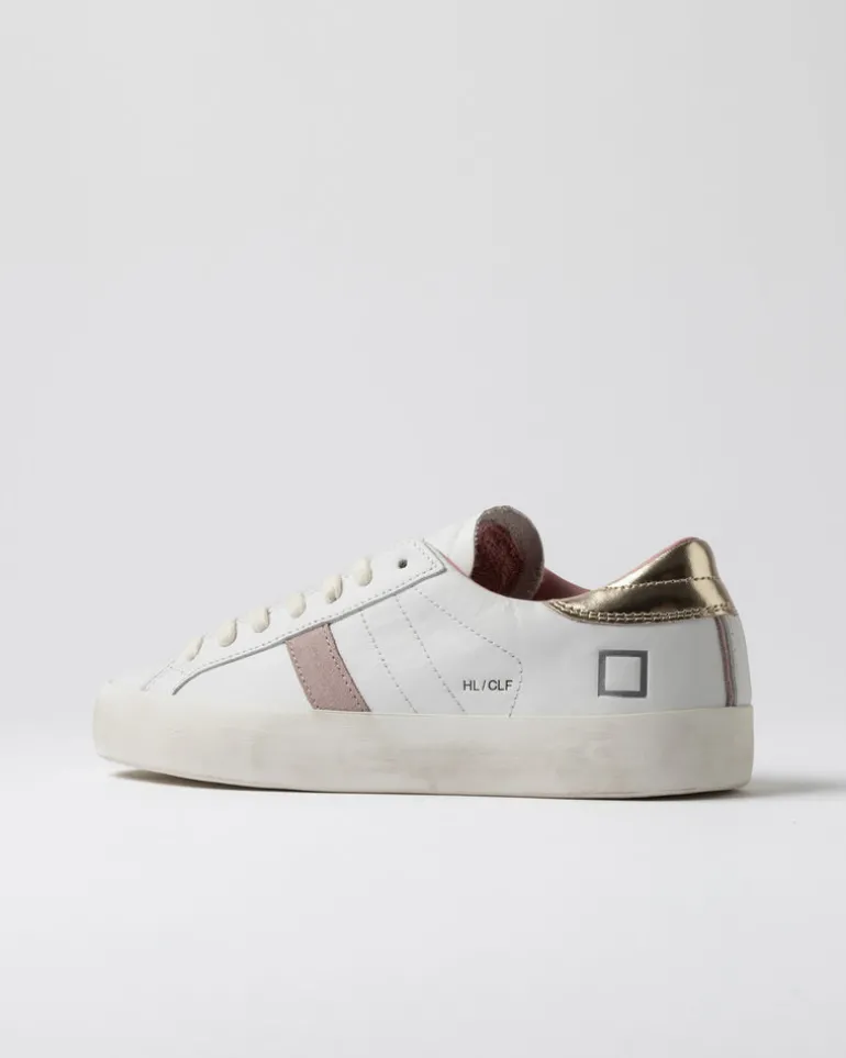 Hill Low Calf - White/Platinum/Pink