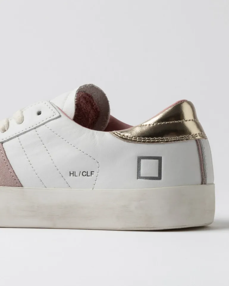 Hill Low Calf - White/Platinum/Pink