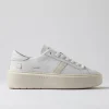 Hill Low Platform Calf - White