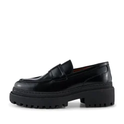 Iona Saddle Loafer - Black