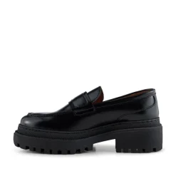Iona Saddle Loafer - Black