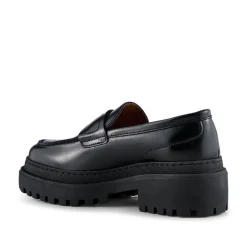 Iona Saddle Loafer - Black