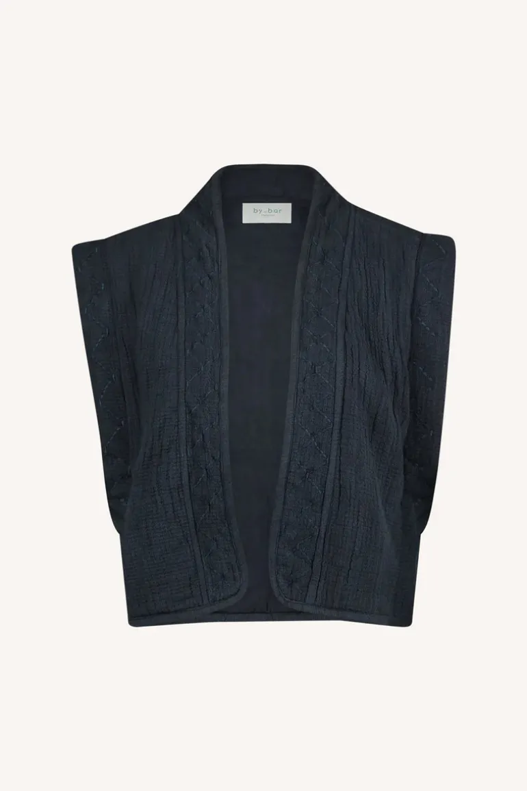 Isla Embroidery Jacket - Midnight
