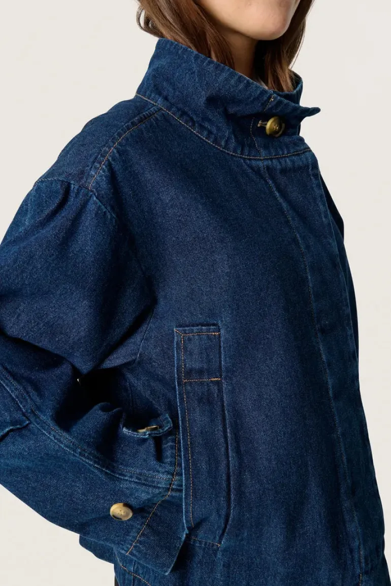 Jannine Cade Jacket - Dark Blue Denim