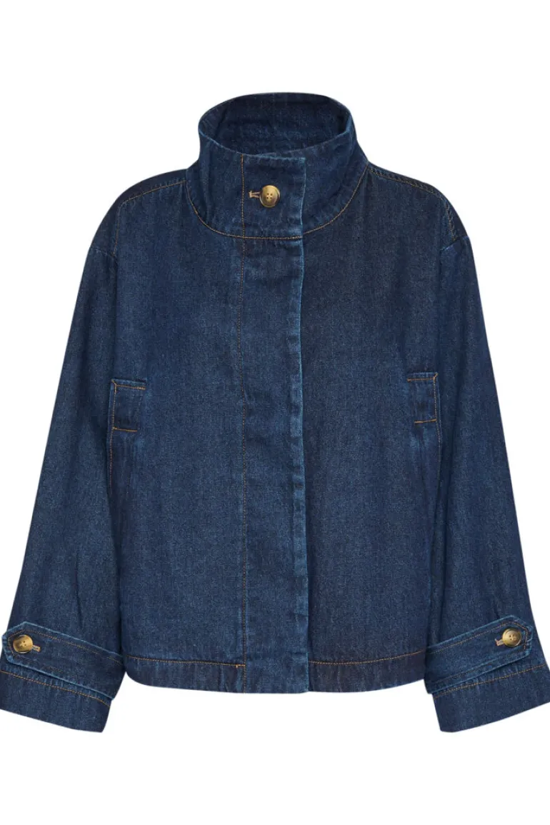 Jannine Cade Jacket - Dark Blue Denim