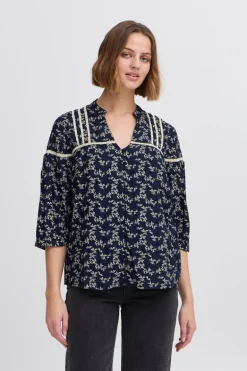 Jeanne Shirt - Maritime Blue