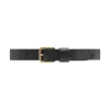 Jeans Belt - Black/Brass